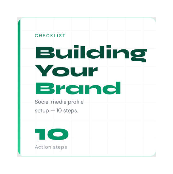 Personal Brand Checklist – Social Media Profile Setup Guide